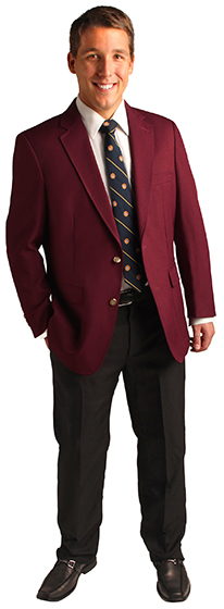 burgundy blazers